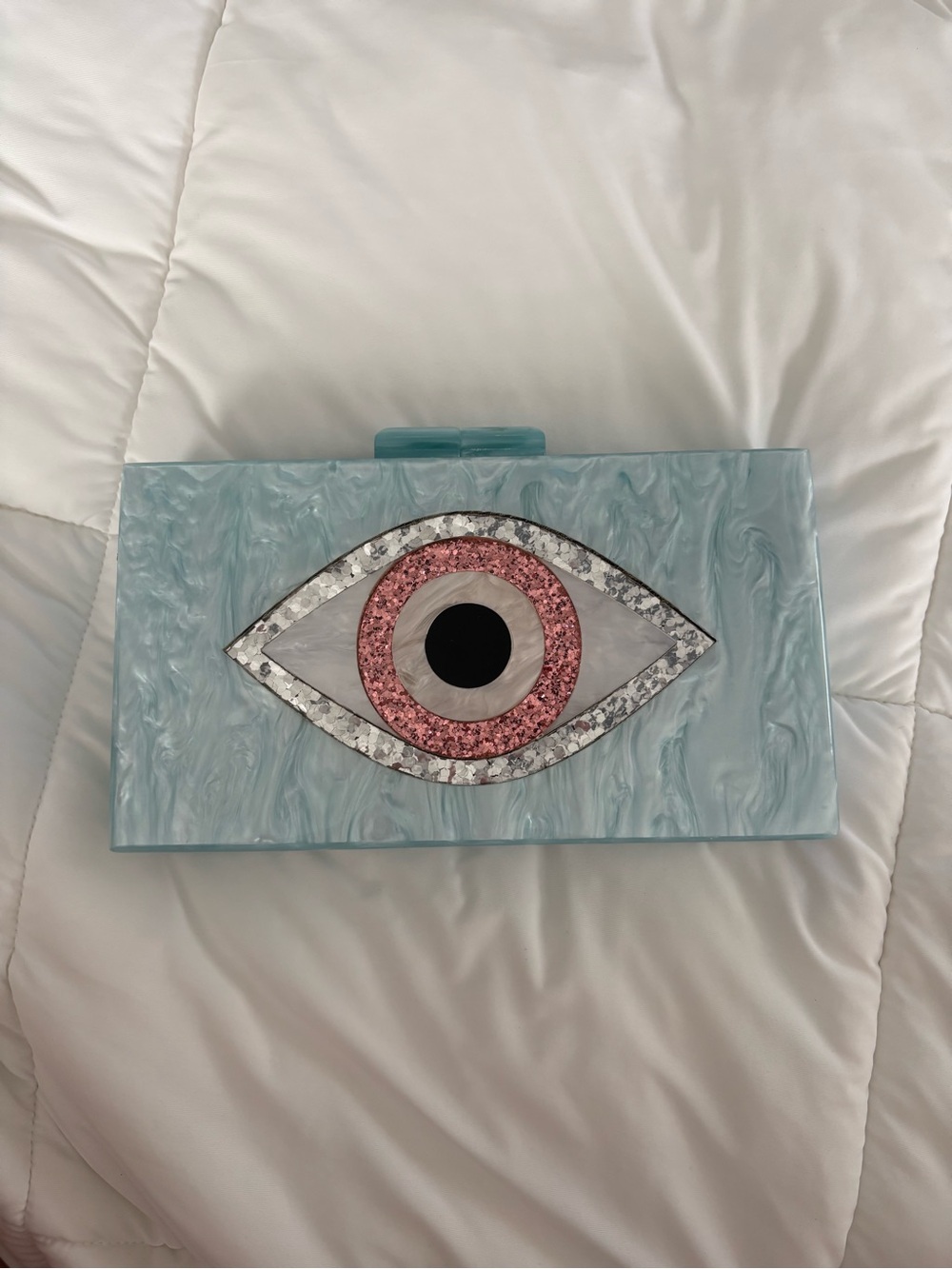 River Island Evil Eye Clutch